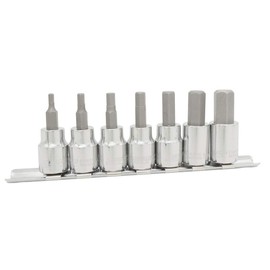 PWT 3/8 inch 9.5 mm Hex Bit Socket Set H3,H4,H5,H6,H8,H10,H12 IBS38HSET