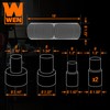 WEN 1.25-Inch by 10-Foot Dust Hose Kit with Fittings and