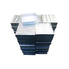 Regal Pak 25-Piece Silver Cotton Filled Box 3 3/4" x 3 3/4" x 2"H