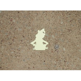 The Green Party Pooper With Hands on Hips ~ Select A Size! ~ Glow in the Dark Vinyl Waterproof Weatherproof Adhesive Stickers ~ Vehicle Car Truck Window Home Garage Wall (Size: 3" Wide x 3.6" Tall)