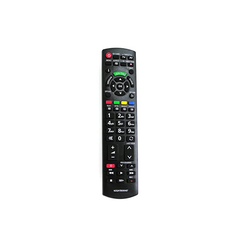 Replacement Remote Control for Panasonic TV TX-P50ST33 TX-P50ST33E TX-P50ST33J TX-P50UT30