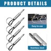 Toumett 4 Pcs Guitar Plug Keychain for Key Holder for