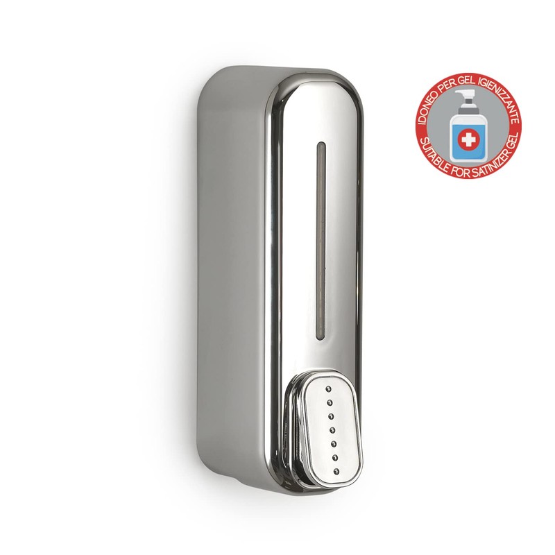 Gedy soap and gel dispensers, Resin, chrome-plated, Non applicabile