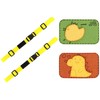 C-ZOFEK Backpack Chest Strap Adjustable Sternum Buckle Strap With Badge