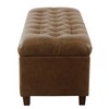 Kinfine Homepop Home Decor | Button Tufted Storage Bench |