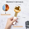 AUKL Ice Globe Stainless Steel Beauty Facial Massager for Face
