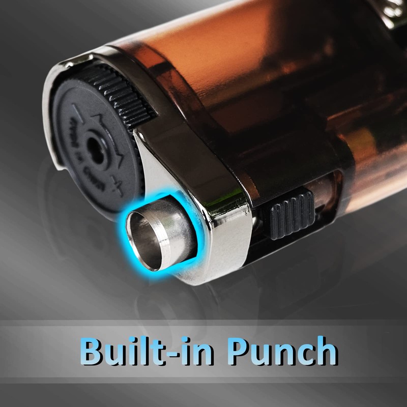 Zoocura Torch Lighter 2 Pack Triple Jet Flame Butane Torch