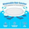 35 Pack Disposable Shower Drain Hair Catcher Mesh Stickers