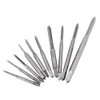 10pcs Mini Machine Hand Tap Set M1 to M3.5 Straight