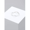 Elli Minimal Geo 0611162116 Ring Waves 925 Silver, 54, Sterling