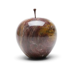 Marble Apple Large Marble Apple Large Brown Brown Interior Marble Paperweight Decoration Present Gift Adult Marble Apple