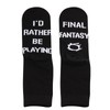 POFULL FF14 White Mage Inspired Socks Gift Video Game Lover