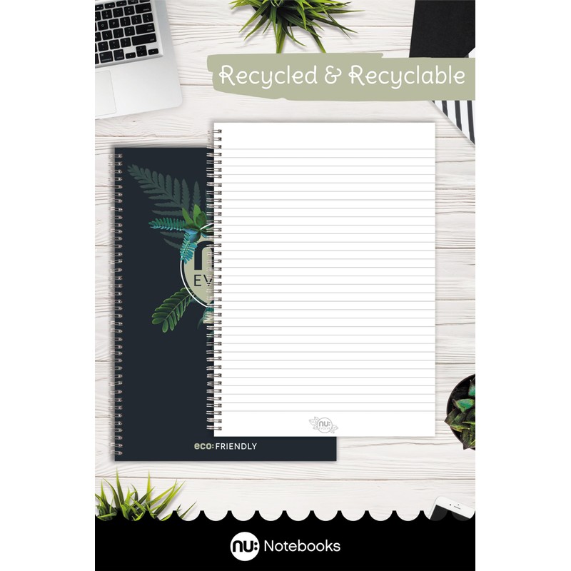 Nu Notebooks - Evolve Range - Recycled Notebook - A4