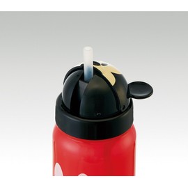 Skater PBS3STD Die Cut Straw Water Bottle, Mickey Mouse, Disney 11.8 fl oz (350 ml)