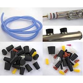 MUSICMEDIC.COM LEAK TESTER ACCESSORIES for WOODWIND REPAIR, FLUTE, CLARINET, SAXOPHONE, OBOE,BASSOON (Rubber Plugs for Flute)