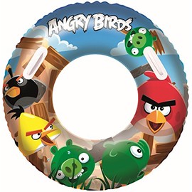 Bestway Angry Birds Swim Ring - Multicoloured, 36 Inch