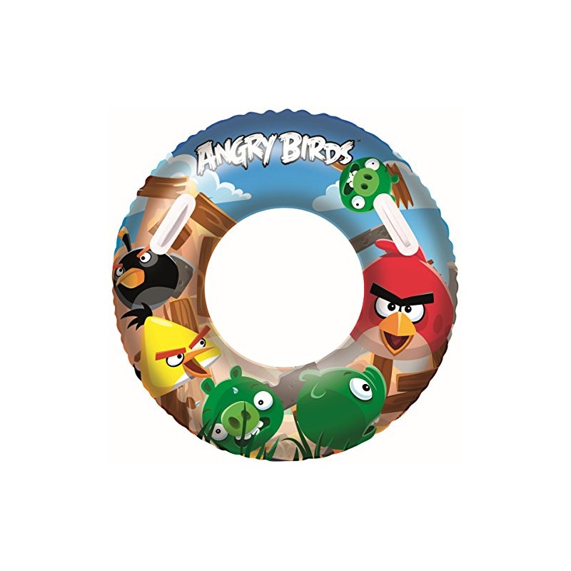 Bestway Angry Birds Swim Ring - Multicoloured, 36 Inch