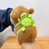 Lotvic Capybara Schnapparmband, Schnapparmband Kinder, Capybara Slap Armband mit Schildkrötenrucksack,