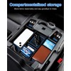 Karltys Center Console Organizer Tray Door Side Handle Storage Box
