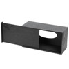 Black Wooden Tissue Box Napkin Case Elegant Style Tissue Holder