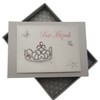 white cotton cards Bat Mitzvah Tiny Photo Album Jewish Gift