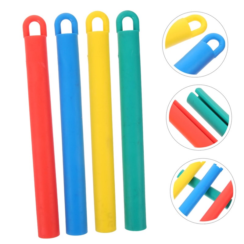 GRIRIW 4Pcs Pool Cue Hanging Holders Billiard Stick Protectors for