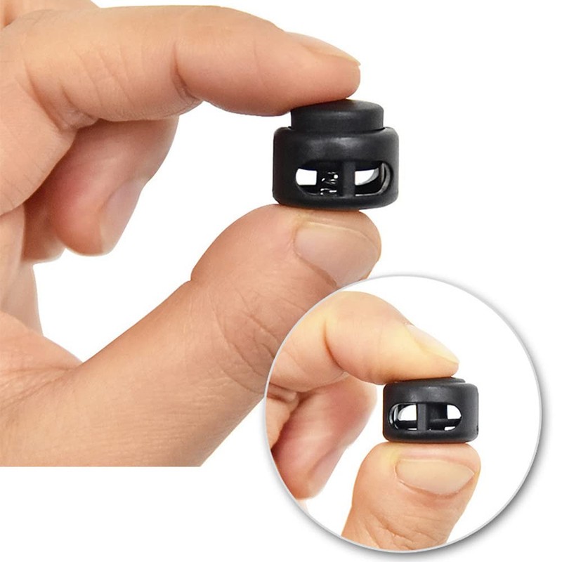 SZB Cord Stopper, 2 Holes, Strong Cord Lock, String Closure,