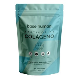 Base Human Colágeno Hidrolizado Sin Sabor En Polvo 500 G
