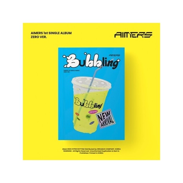 AIMERS - 1ST SINGLE [BUBBLING] (ZERO VER.)