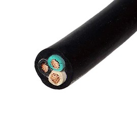 10/3 Bulk Cable 10 Foot - SOOW Jacket, 30 Amps, 3 Wire, 600v - Water and Oil Resistant