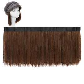TefuRe CP001-ST20-HB Magical Extensions Dedicated Extensions Single Item Hat Wig Short Wig Extension Hair Extensions Interchangeable Easy to Put On and Take Off