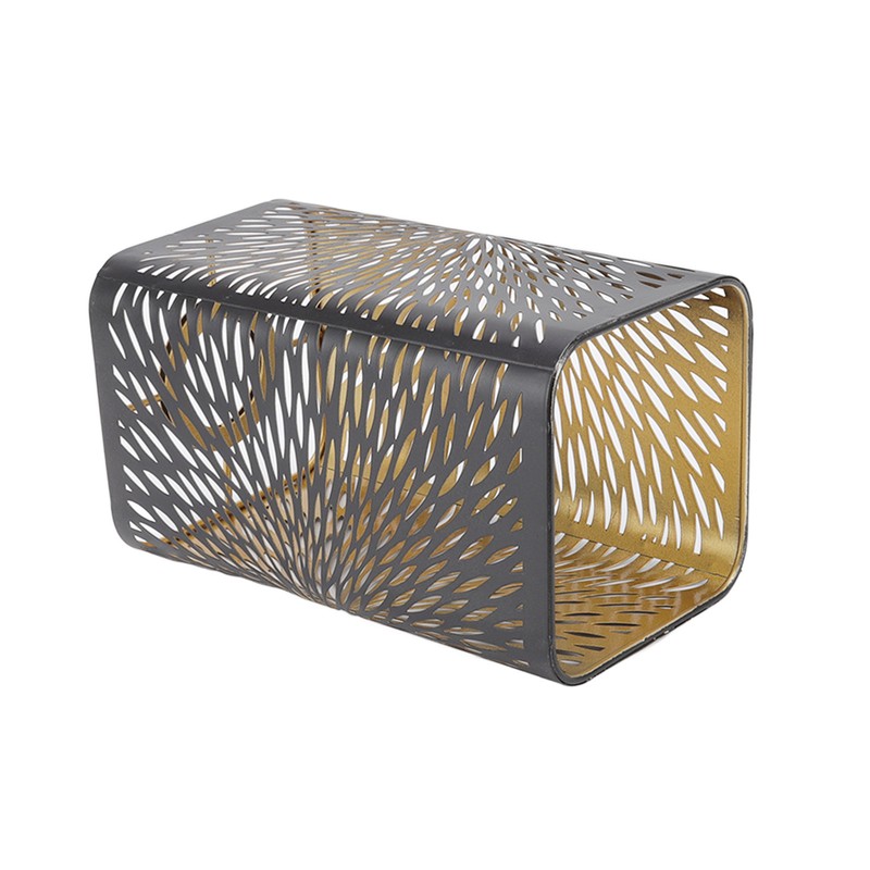 Lamp Shade Wrought Iron Hollow Design Modern Style Detachable Table