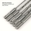 flintronic SDS-Plus Drill Bit Set, Dia 4mm 160mm Lenth Cross