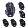 Ecoshopmaster Mouse Gamer Óptico USB Dragón con Luz Led RGB