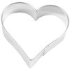 Birkmann 1010706410 Cookie Cutter 6.5 cm Plastic Grey Heart, 5