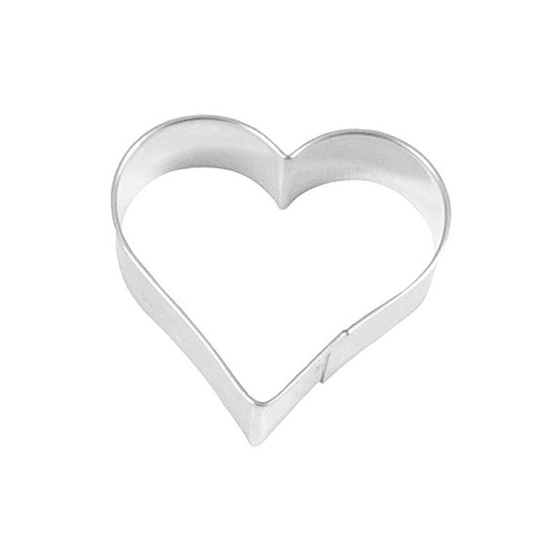 Birkmann 1010706410 Cookie Cutter 6.5 cm Plastic Grey Heart, 5