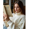 TEHETE 100% Merino Wool Yarn for Knitting 3-Ply Luxury Warm