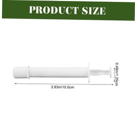 GRIRIW 50Pcs Disposable Gel Injector Transparent Applicator for Feminine Care Safe Easy to Use for Suppositories Nasal Dispensers Smooth Material