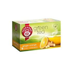 Teekanne Ginger & Orange Flavoured Green Rainforest Alliance Certified Tea 20 Teabags
