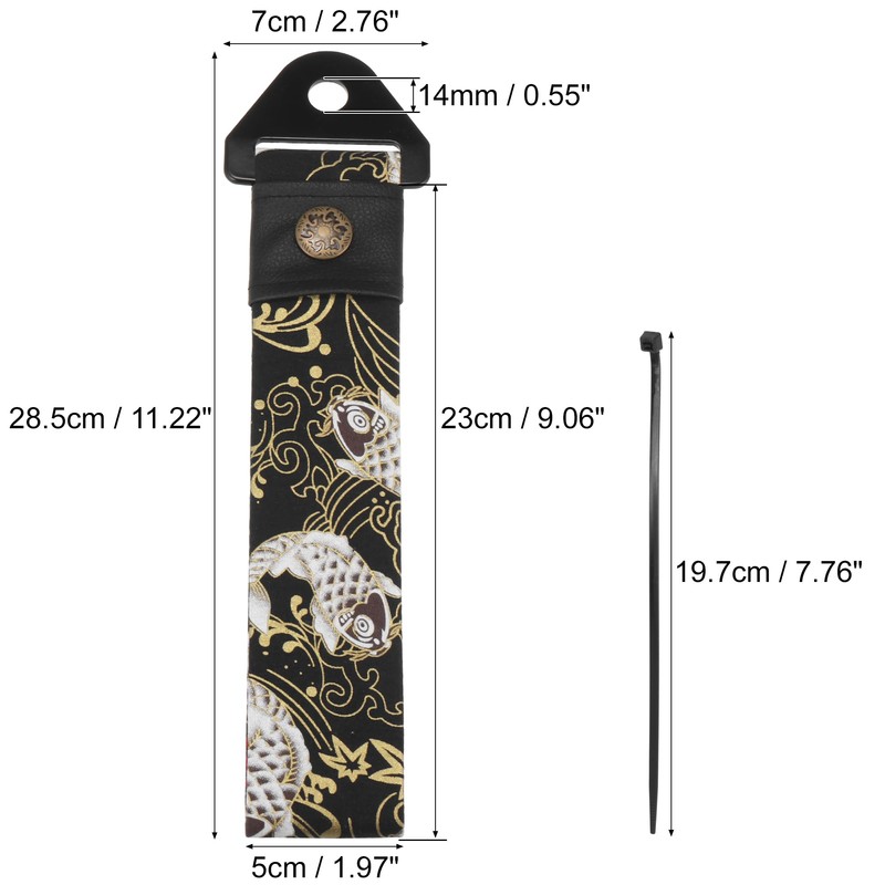 X AUTOHAUX 1 Set Car Tow Strap for Decorative Trailer