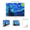 Rompecabezas Flink Noche Estrellada, Van Gogh de 1000 piezas con