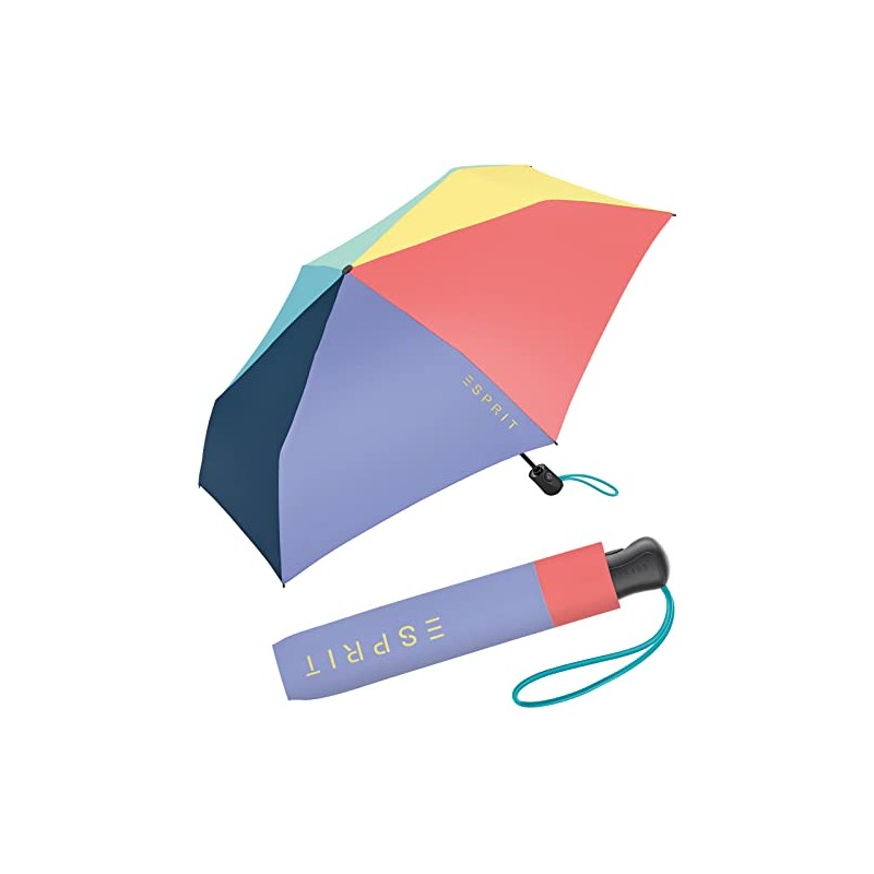 ESPRIT Easymatic Slimline Pocket Umbrella Open/Close Automatic FJ 2022, Multicolor