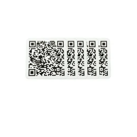 QR Code Sticker/Sticker | Adjust and Change Link at Any Time | in 3 Sizes (5x QR Stickers White, 2 x 2 cm)
