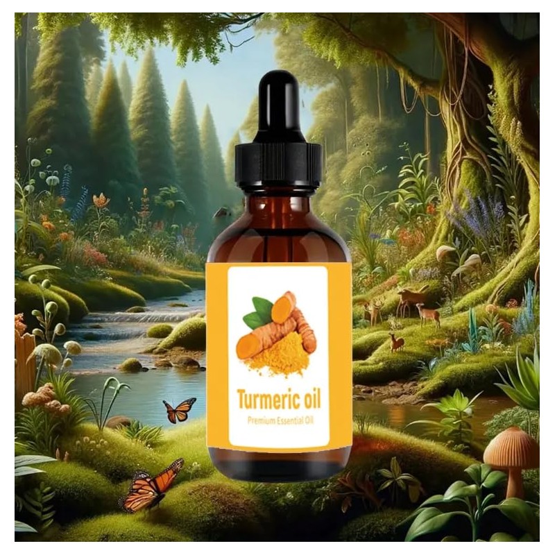 Turmeric Oil 30ml – 100% Pure and Cold-Pressed | Powerful