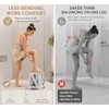 Folding Shower Stool Foot Rest - 330lbs Heavy-Duty Anti-Slip Shower