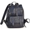 Jahn-Tasche – medium-sized leather rucksack / city rucksack size M made out of nappa leather, dark blue