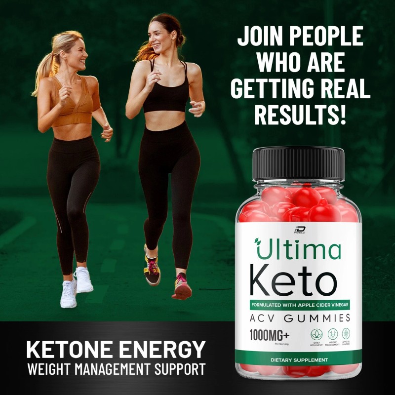 Ultima Keto (2 Pack) Ultima Keto ACV Gummies Supplement –