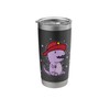Dino with Fire Fighter Helmet Stainless Steel Insulated Tumbler