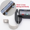 MgcTolBox Steel 1-Hole Pipe Strap Ø 25 mm, Pipe Brackets