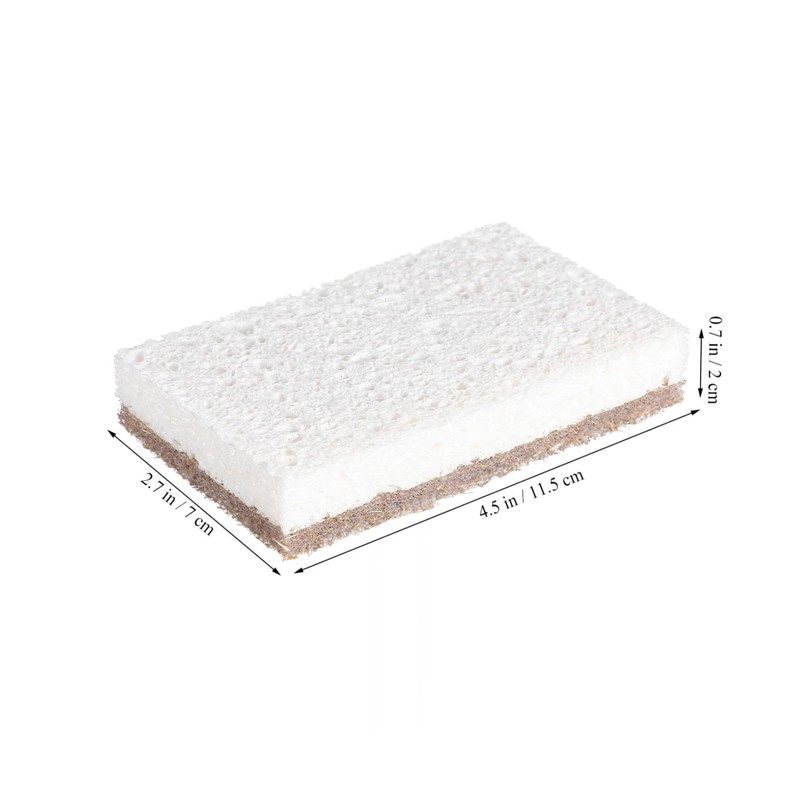 ULTECHNOVO 12Pcs Non Scratch Cleaning Sponges Highly Absorbent Coconut Fiber